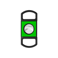 Dupont Cigar Cutter - Green