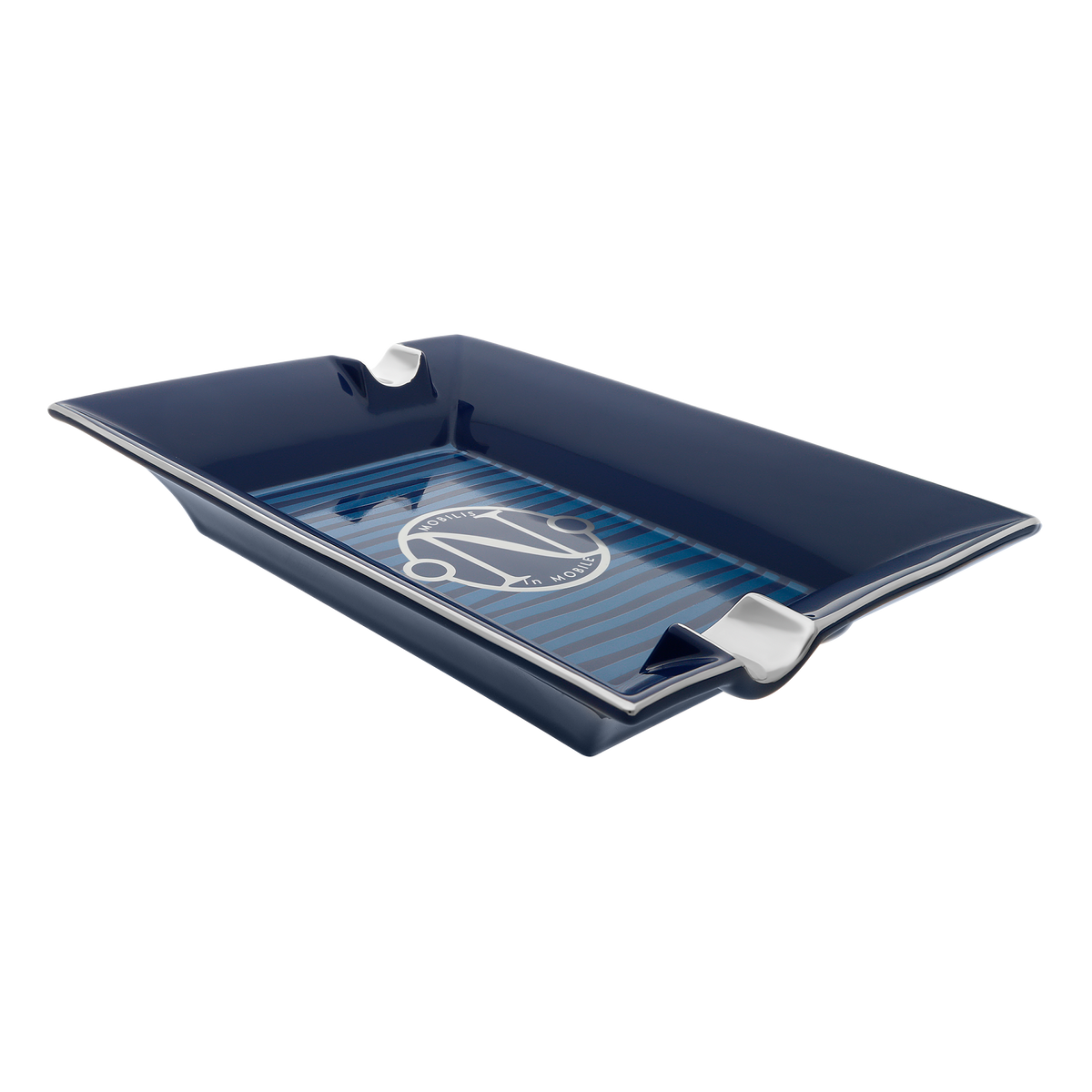 Dupont Jules Verne Porcelain Ashtray - Blue