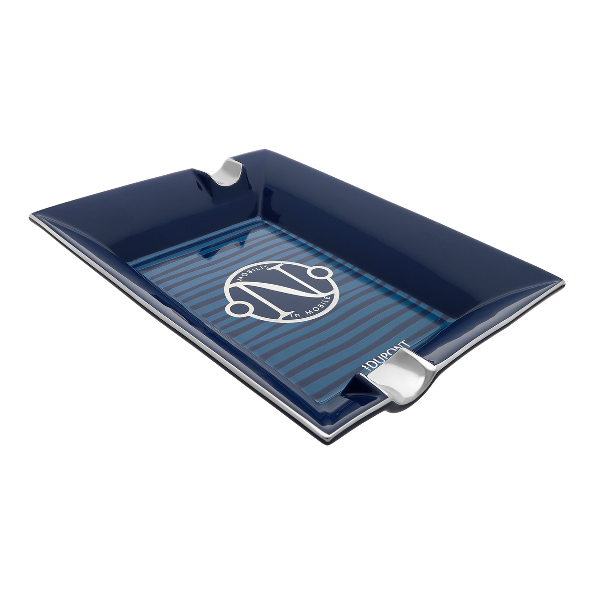Dupont Jules Verne Porcelain Ashtray - Blue