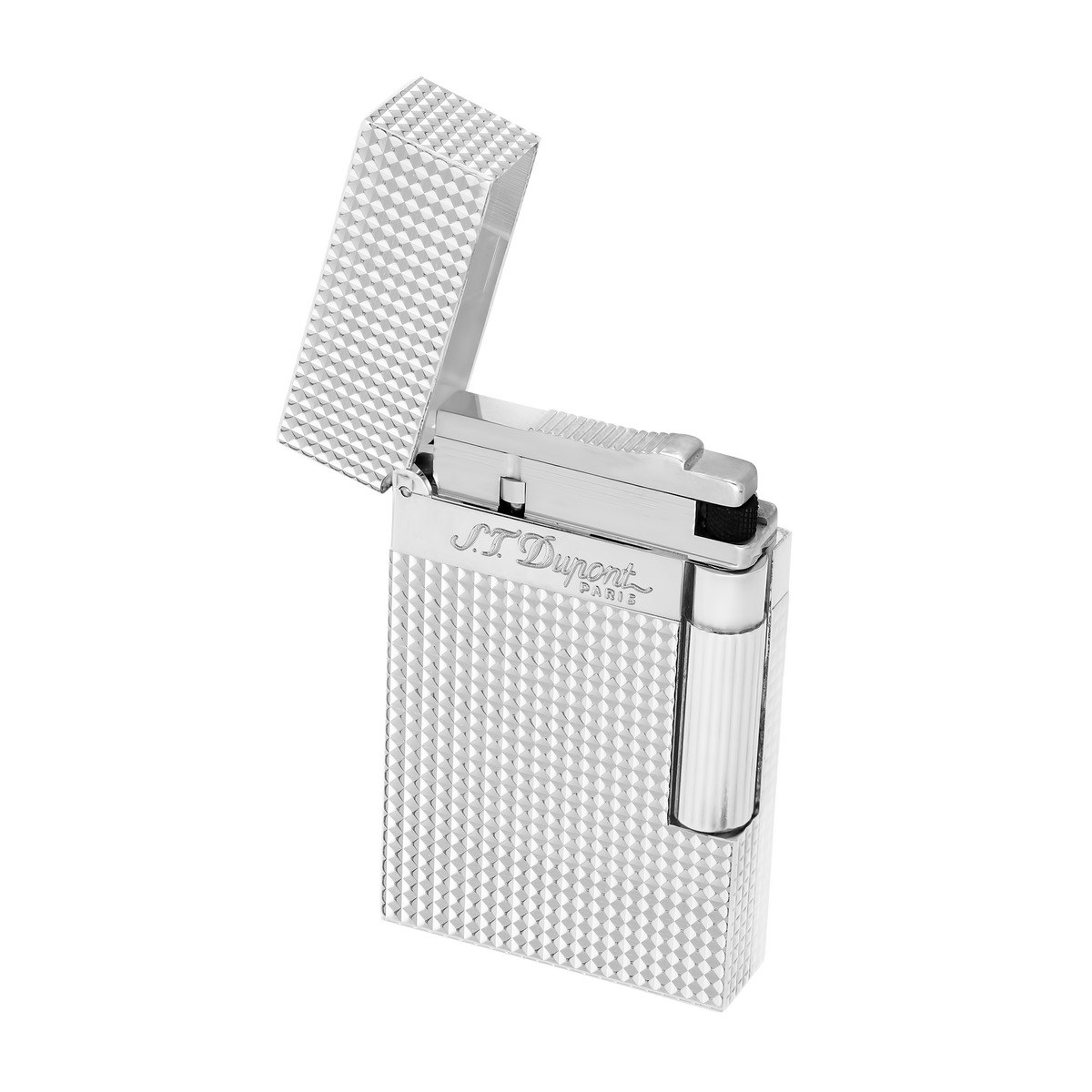 Dupont Line 2 Diamond head lighter - Silver
