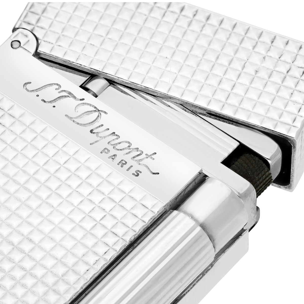 Dupont Line 2 Diamond head lighter - Silver