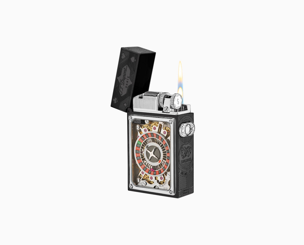 Dupont Black Casino Pocket Complication Lighter