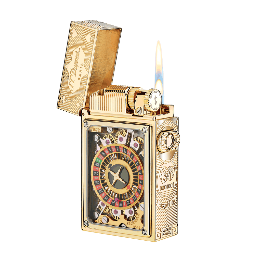 Dupont Golden Casino Pocket Complication Lighter