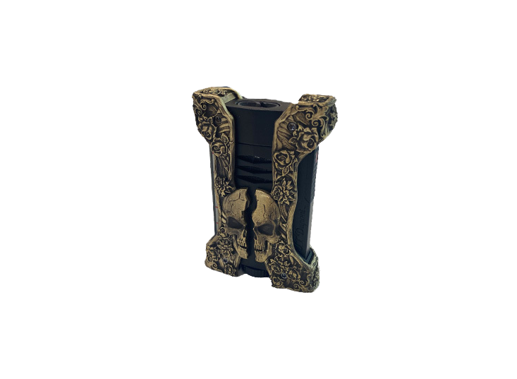 Dupont Defi XXtreme Skull & Roses Haute Creation Lighter