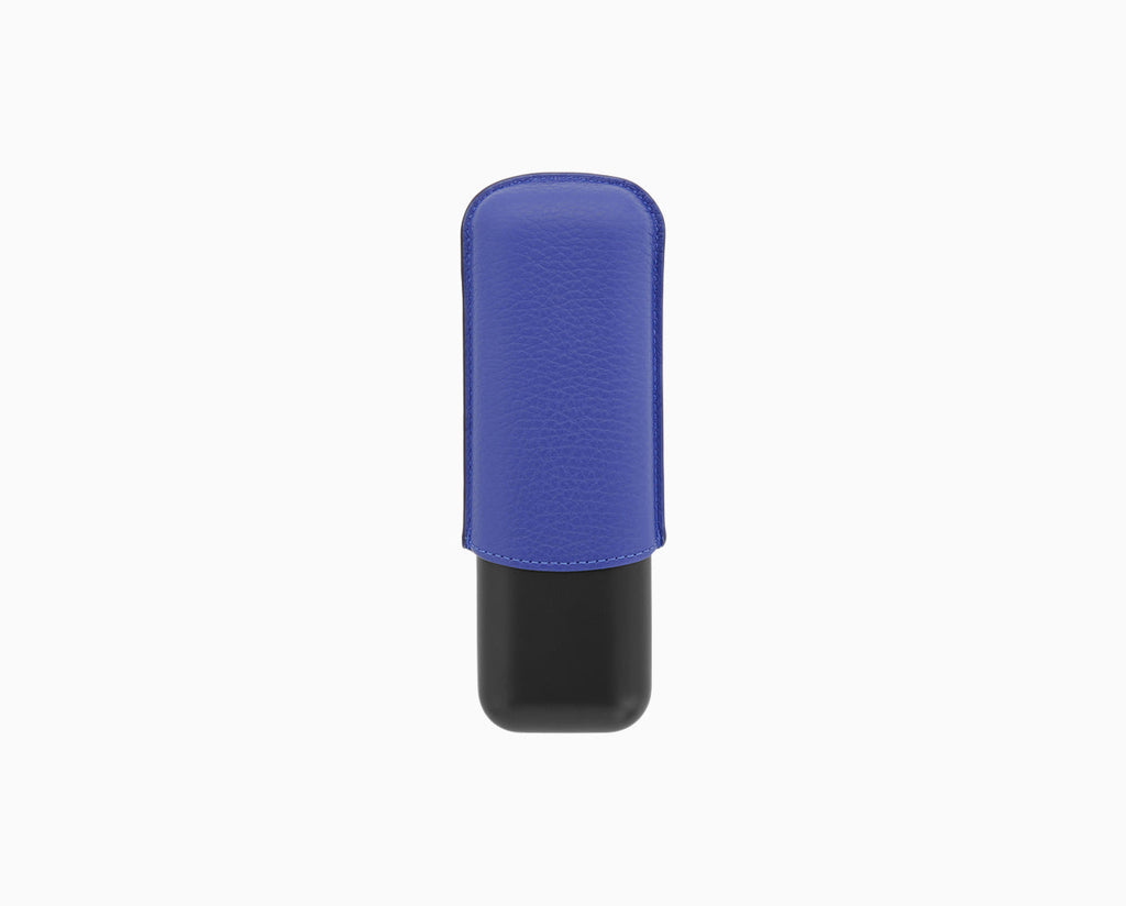 Dupont Leather Cigar Case - Blue