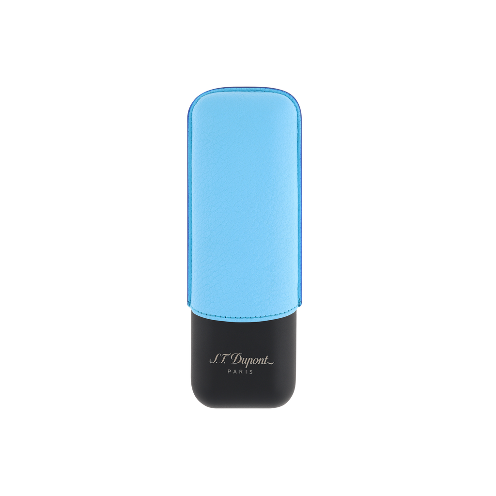 Dupont Leather Cigar Case - Turquoise - 183243