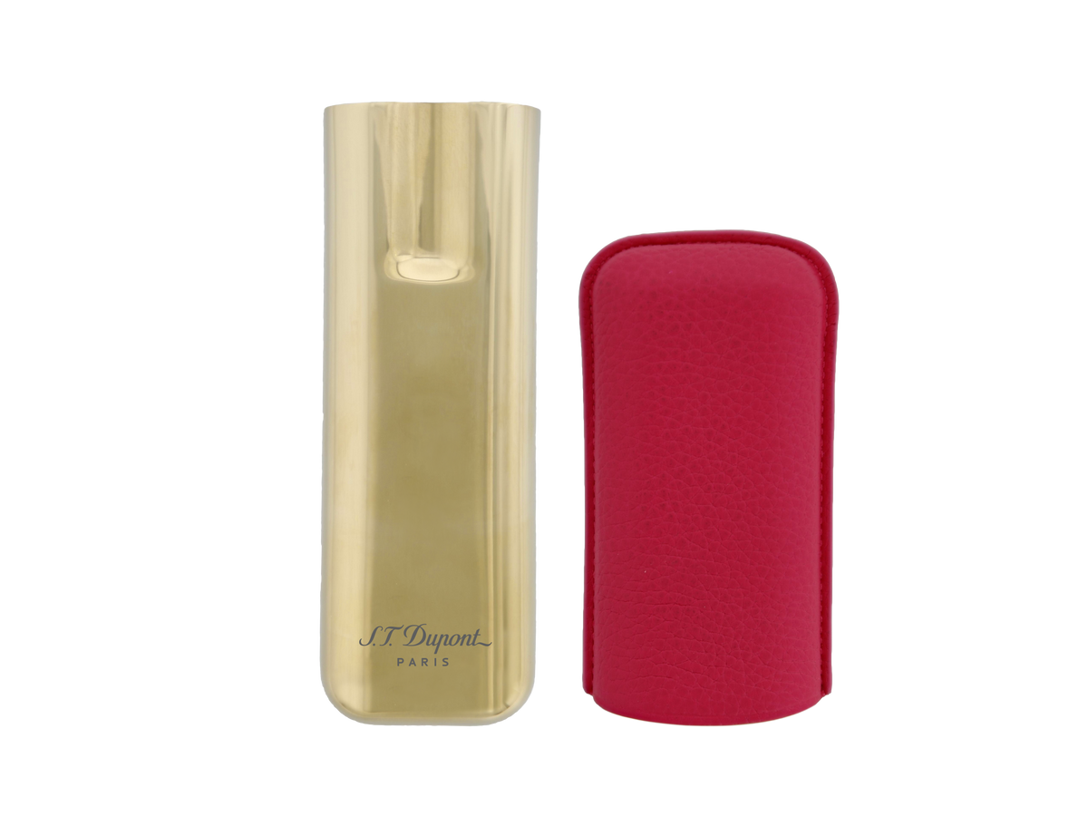 Dupont Leather Cigar Case - Pink
