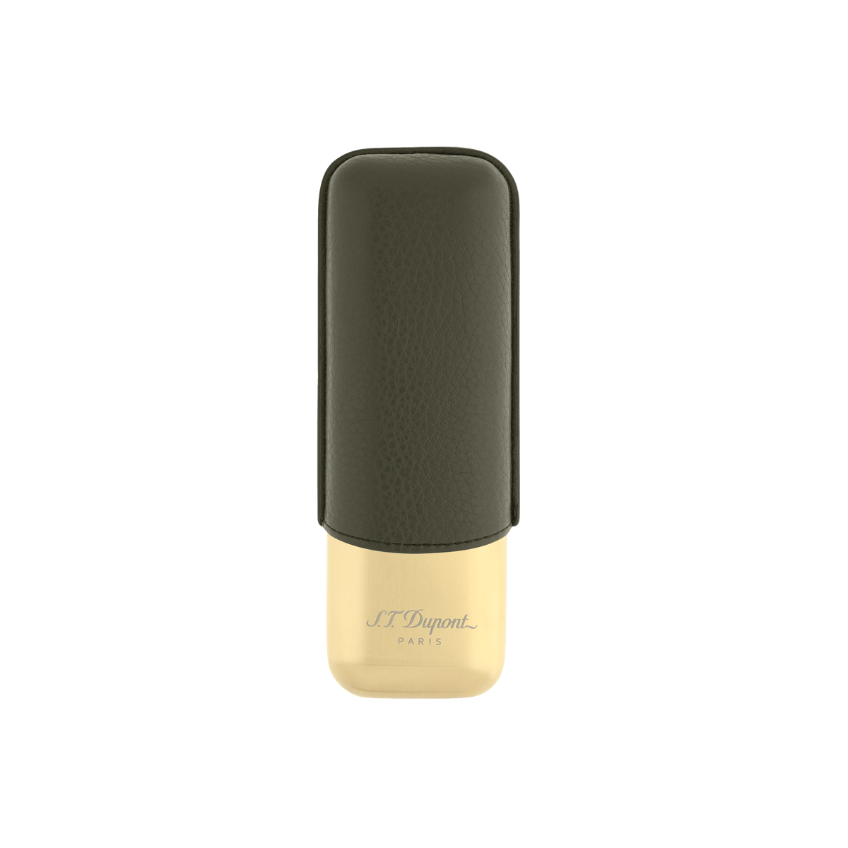 Dupont Leather Cigar Case - Khaki