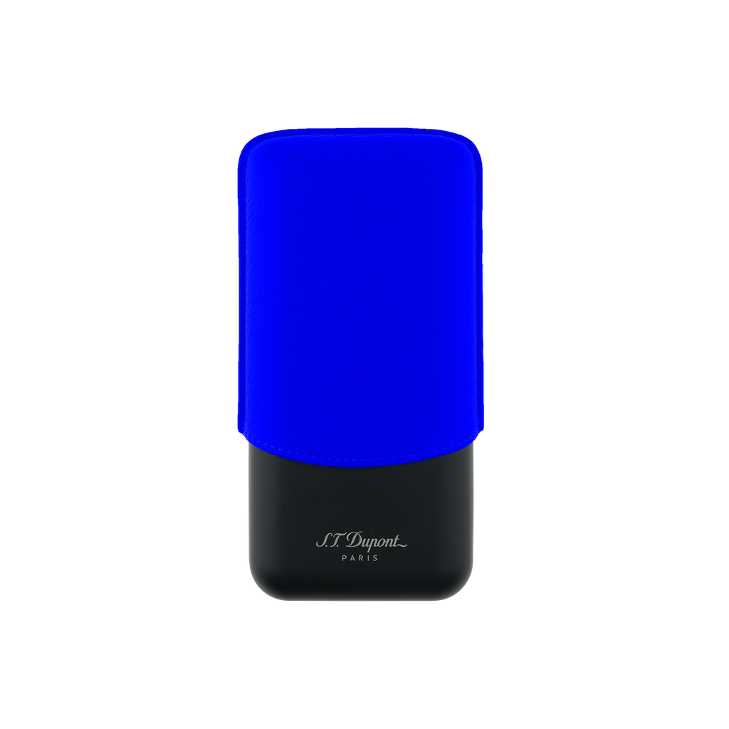 Dupont Leather Cigar Case - Blue - 183416
