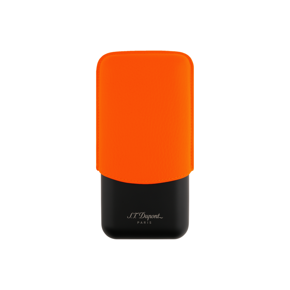 Dupont Leather Cigar Case - Orange - 183419