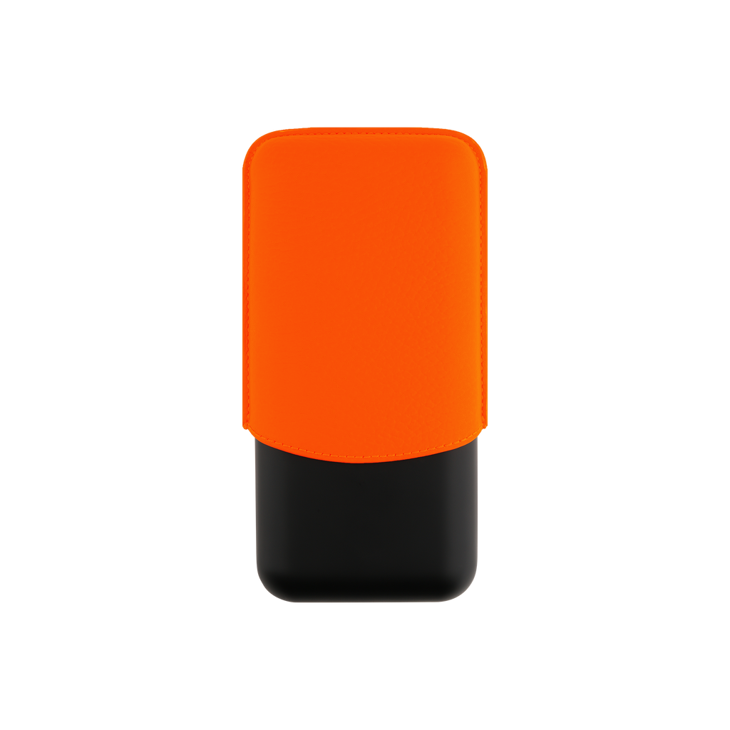 Dupont Leather Cigar Case - Orange - 183419