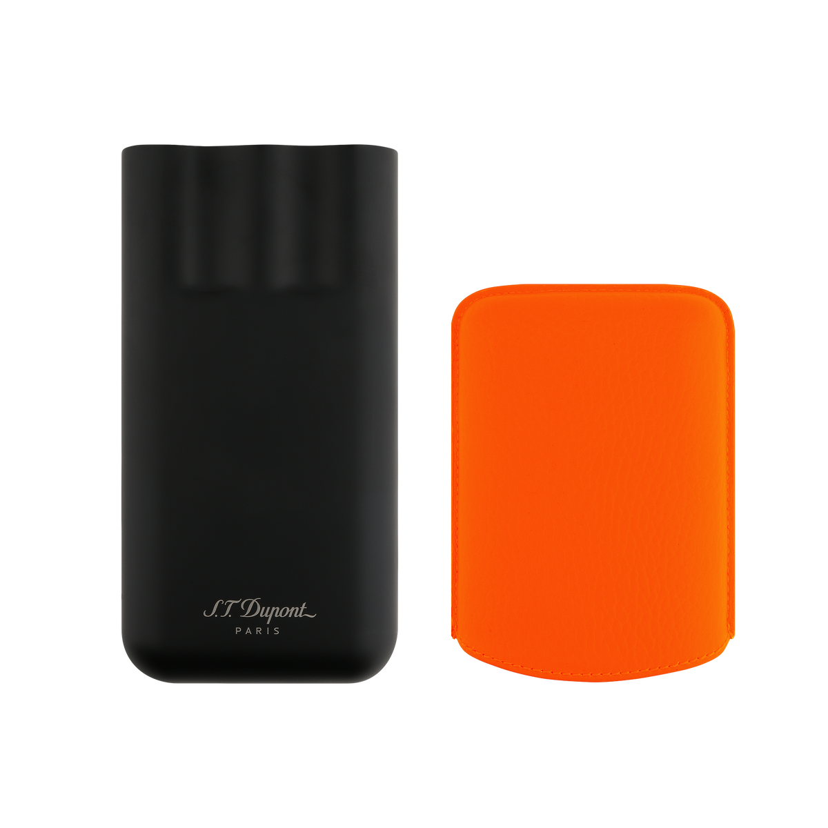 Dupont Leather Cigar Case - Orange - 183419