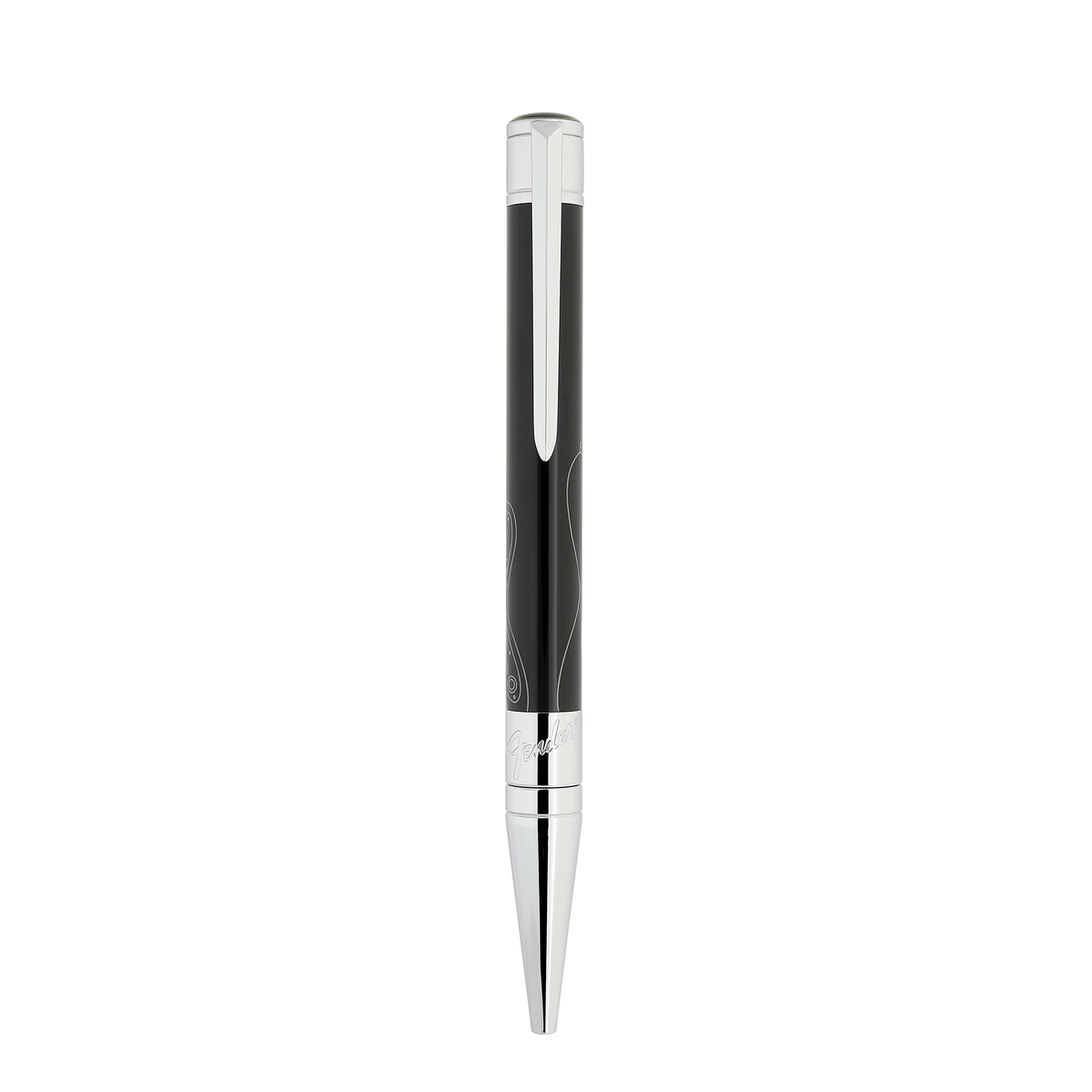 Dupont Initial Ballpoint Pen - Black