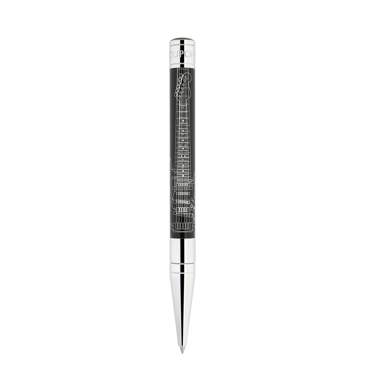 Dupont Initial Ballpoint Pen - Black