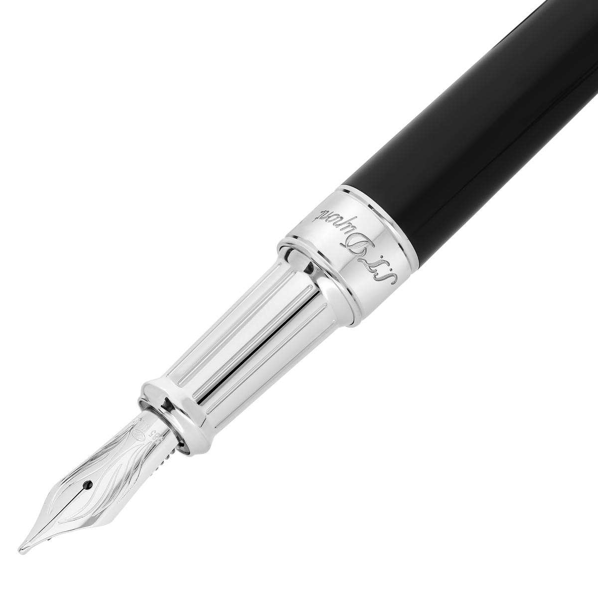 Dupont Fire X Line D Eternity Fountain pen Medium - Black