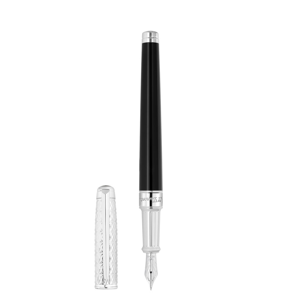 Dupont Fire X Line D Eternity Fountain pen Medium - Black