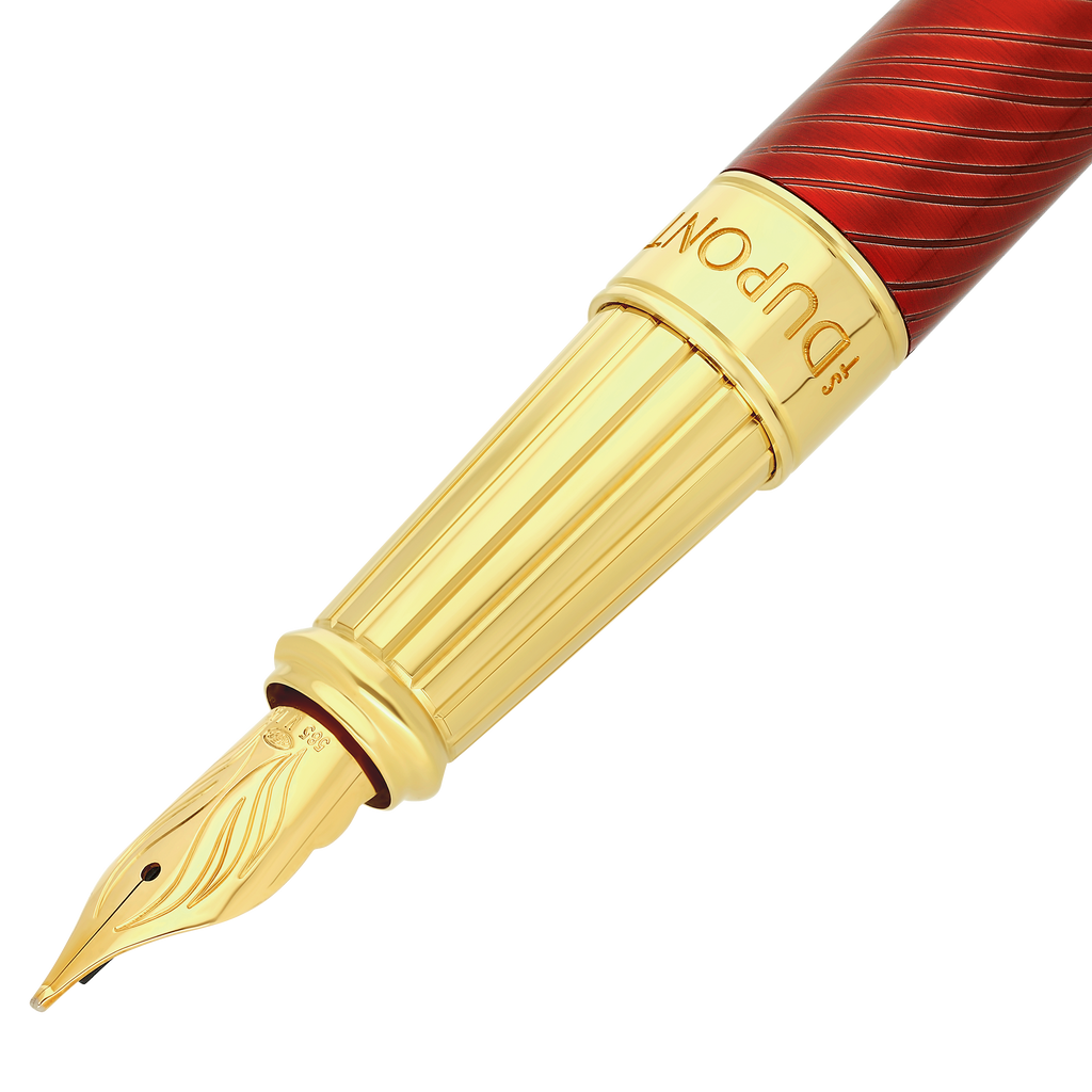 Dupont Fountain Pen Large - Red