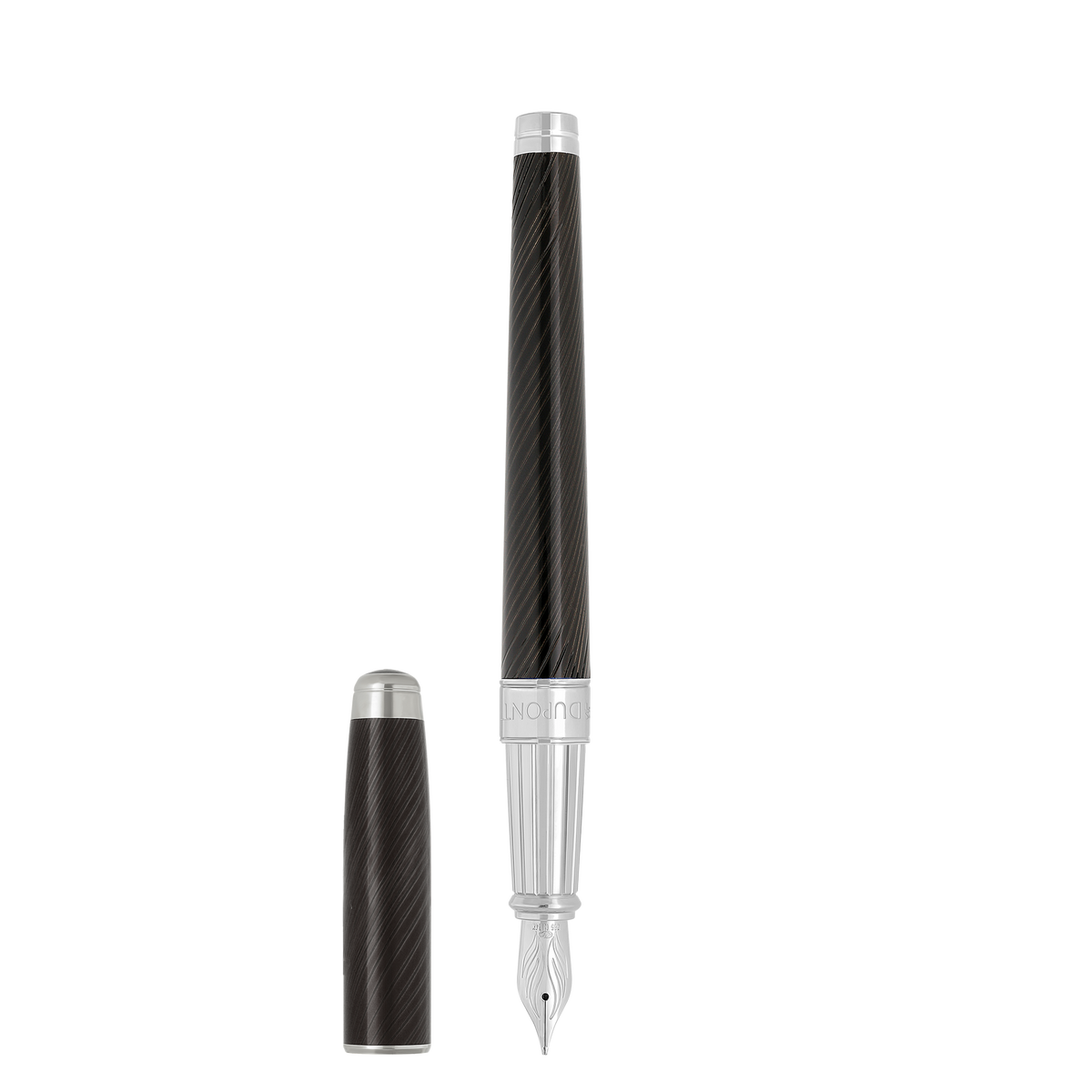 Dupont Line D Eternity Fountain Pen Large - Black