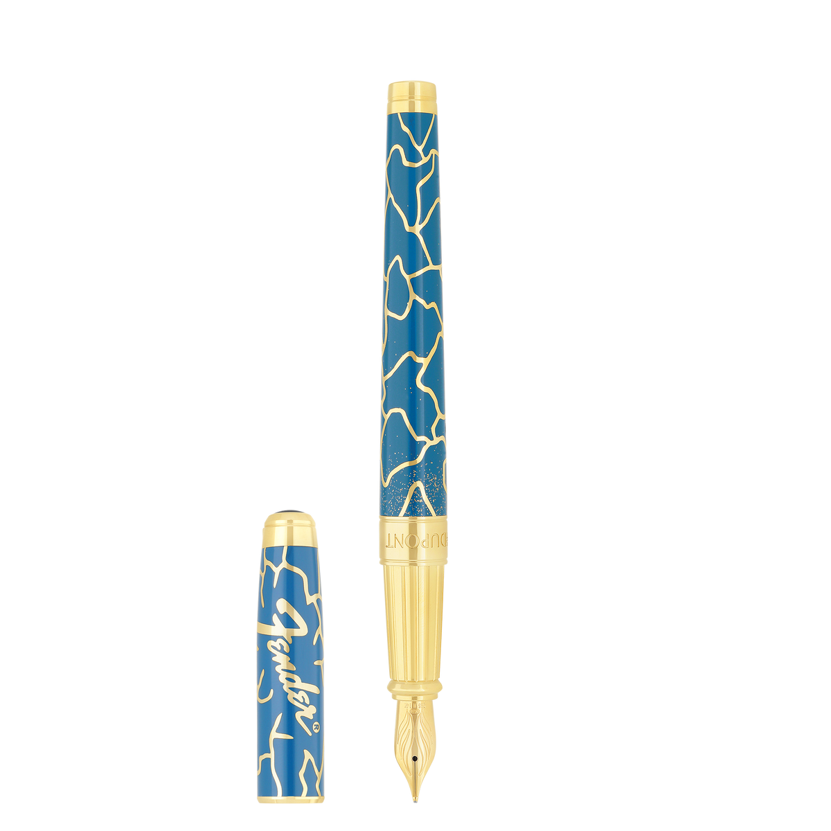 Dupont Line D Eternity Fountain pen Large - Blue
