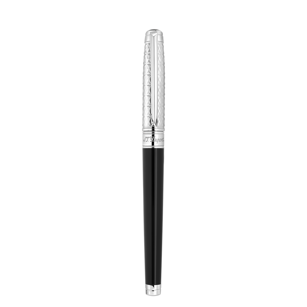 Dupont Line D Eternity Medium Black/Palladium Fire X Rollerball Pen
