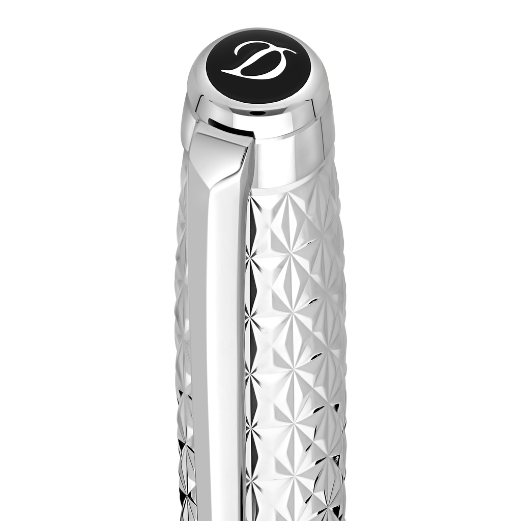 Dupont Line D Eternity Medium Black/Palladium Fire X Rollerball Pen