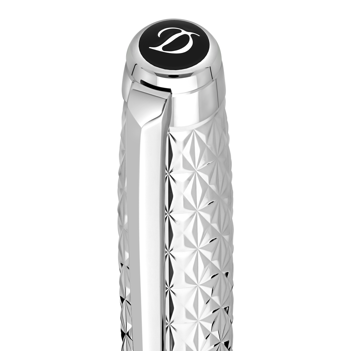Dupont Line D Eternity Medium Black/Palladium Fire X Rollerball Pen