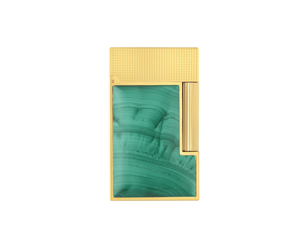 Dupont Line 2 Stone of fortune Malachite Lighter