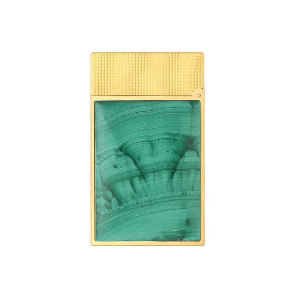 Dupont Line 2 Stone of fortune Malachite Lighter
