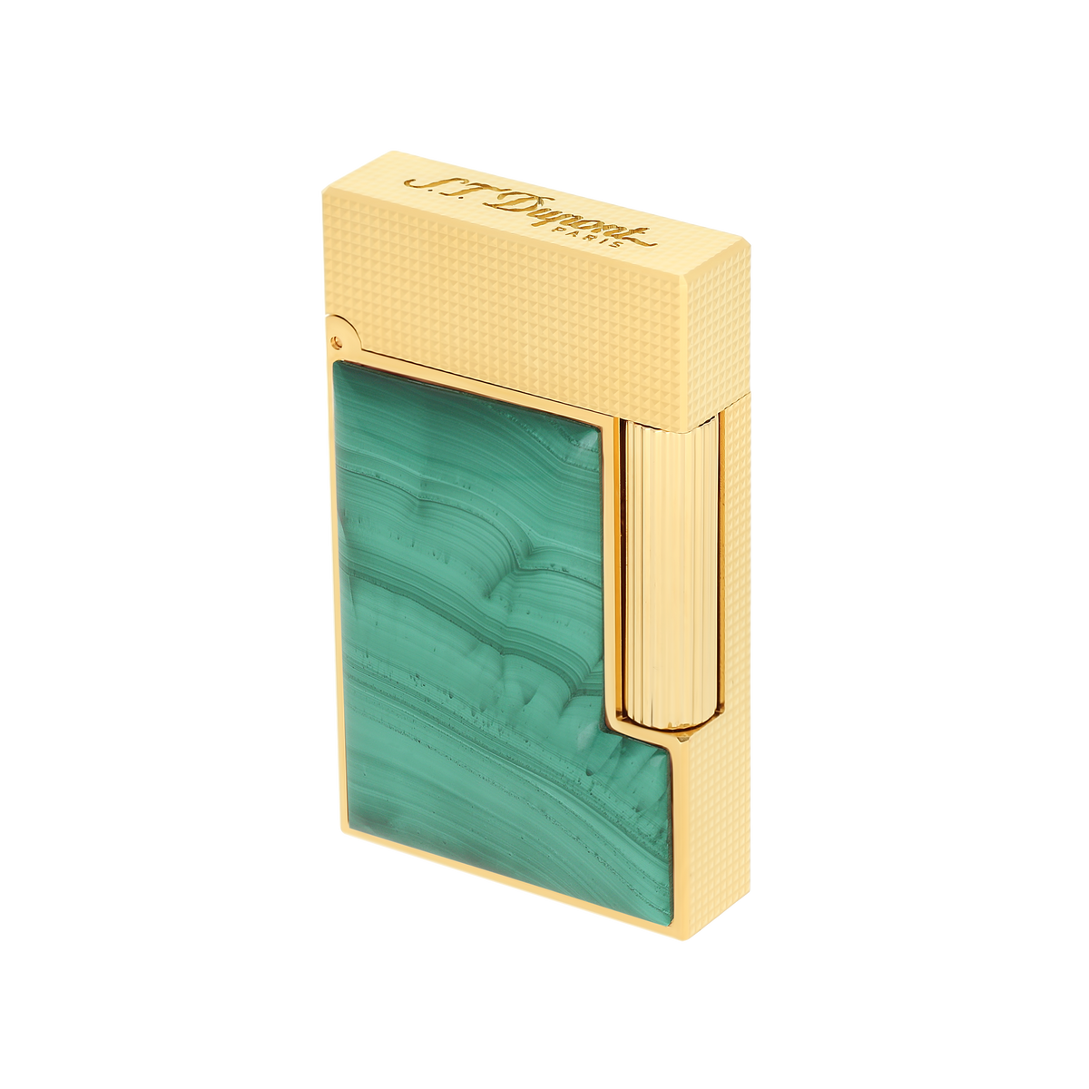 Dupont Line 2 Stone of fortune Malachite Lighter