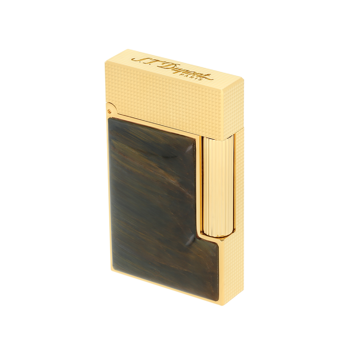 Dupont Line 2 Stone of fortune Quartz Falcon's Eye Lighter