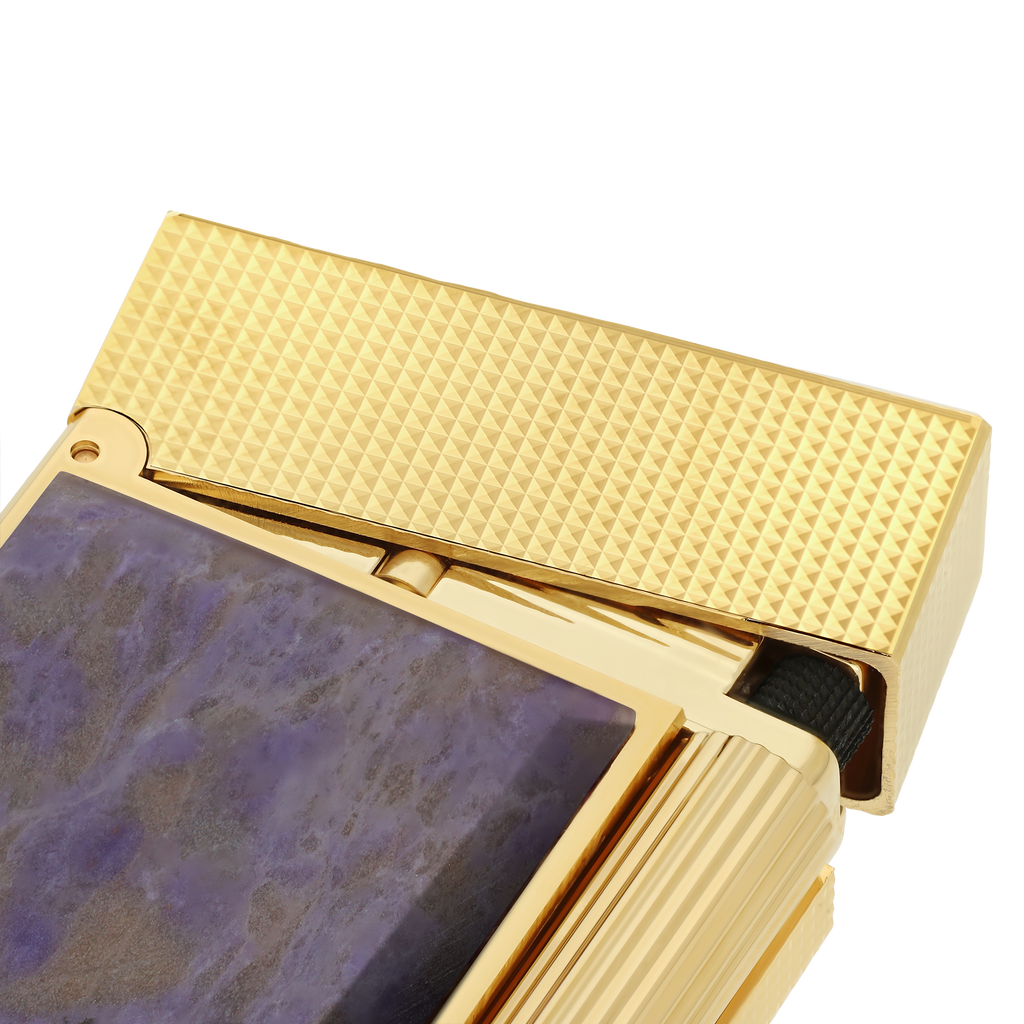 Dupont Line 2 Stone of Fortune Jade Violet Lighter