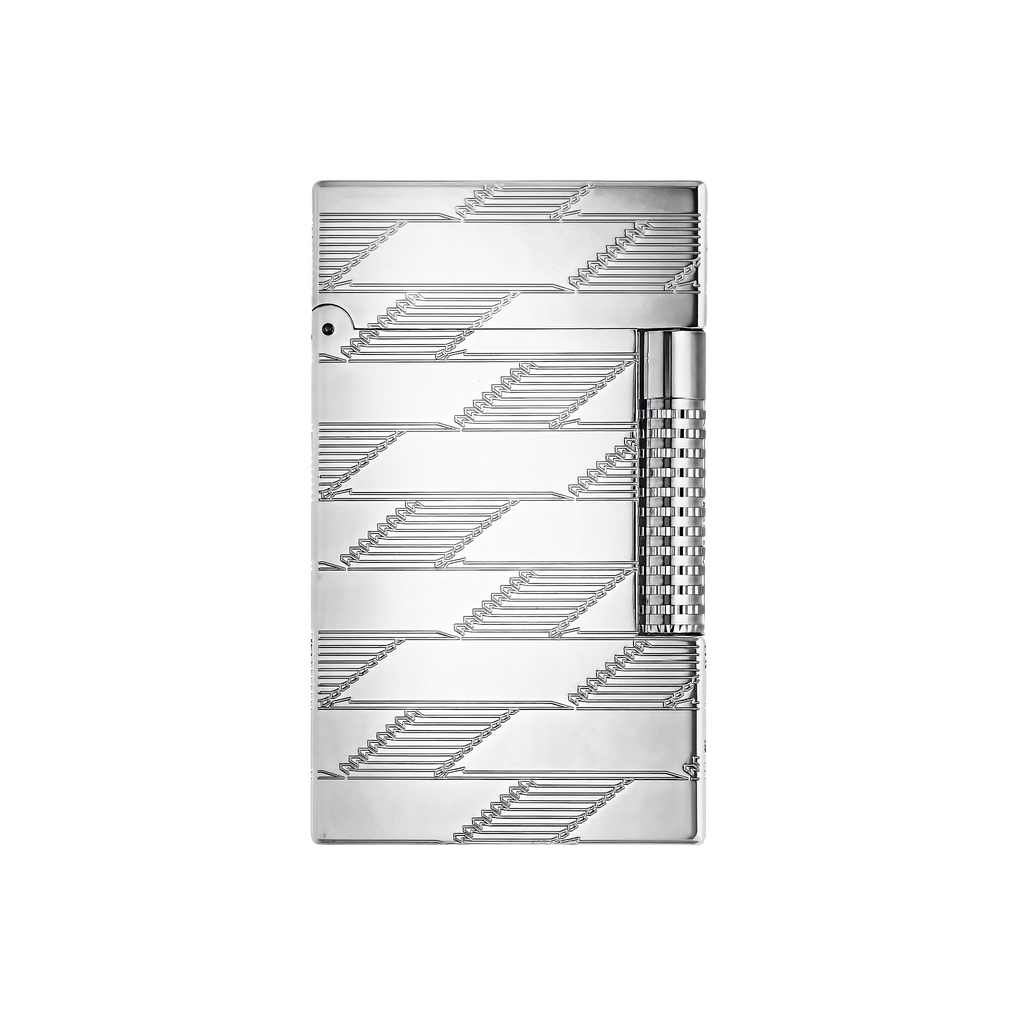 Dupont Le Grand Dupont Guilloche lighter - Silver